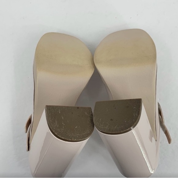 Steve Madden Mary Jane Twice Platform Pump Heels Ivory - Picture 2 of 6